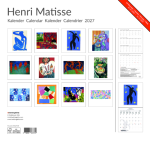 Henri Matisse monthly calendar 2027