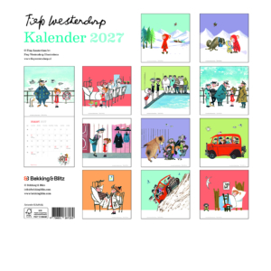 Fiep Westendorp monthly calendar 2027