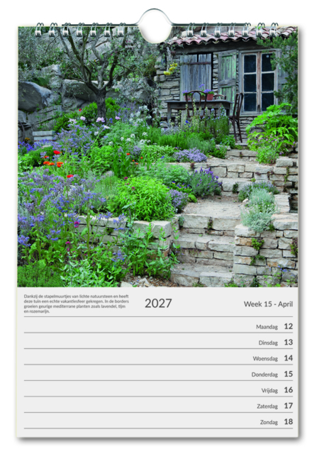 Gardens, Modeste Herwig Weekcalendar 2027
