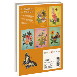 Card folder with env. Large: Flowers & Butterflies, Geertje Aalders