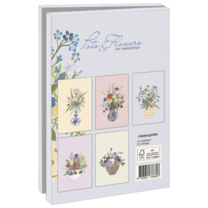 Card folder with env. Large: Pots & Flowers, Ine Heesterman