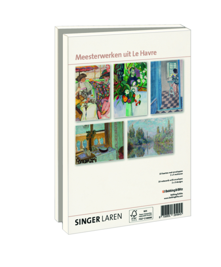Card folder with env. Large: Meesterwerken uit Le Havre, Singer Laren