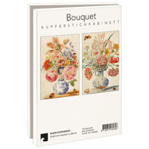 Card folder with env. Large: Bouquet, Kupferstichkabinet, SMB
