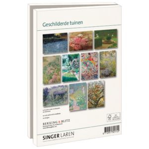 Card folder with env. Large: Geschilderde tuinen, Singer Laren