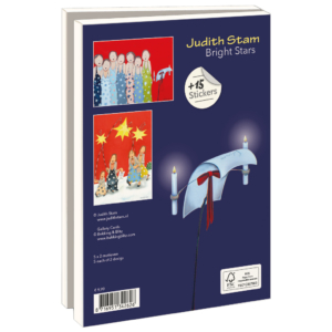 Card folder with env. Large: Bright Stars, Judith Stam