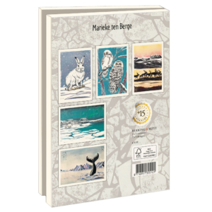 Card folder with env, Large: Arctic snow, Marieke ten Berge
