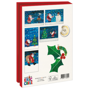 Card folder with env, Large: The very hungry caterpillar, Eric Carle