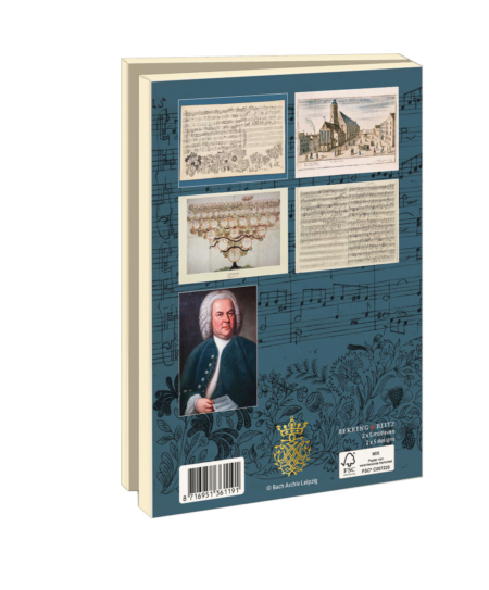 Card folder with env, Large: J.S. Bach, Bach Archiv Leipzig