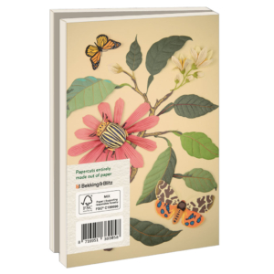 Card folder with env, Small: Flowers and insects, Geertje Aalders