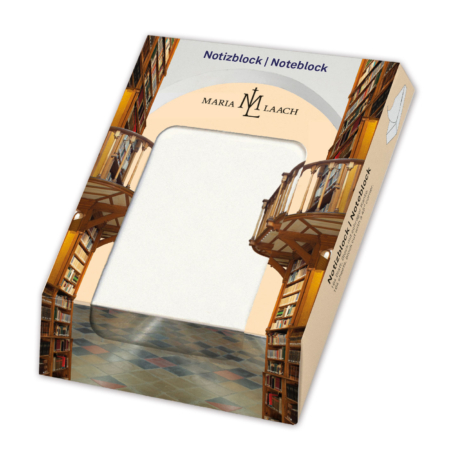 Memo pad: Die Klosterbibliothek, Maria Laach
