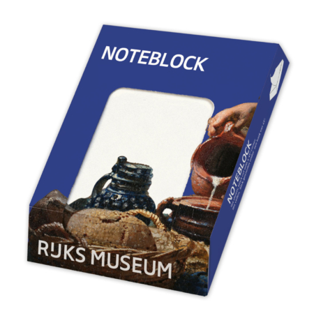 Memo pad: Het melkmeisje/The Milkmaid, Johannes Vermeer, Rijksmuseum Amsterdam