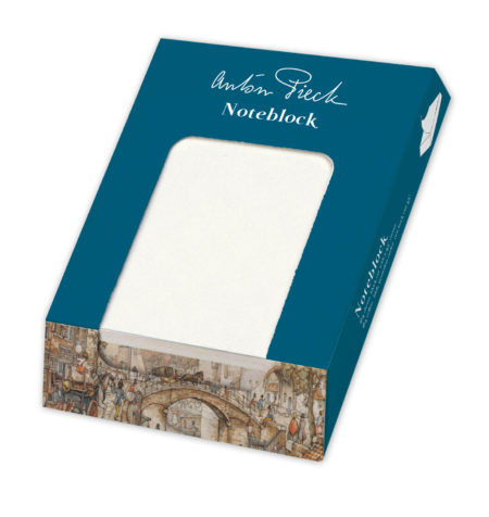 Memo pad: Stadsgezicht, Anton Pieck