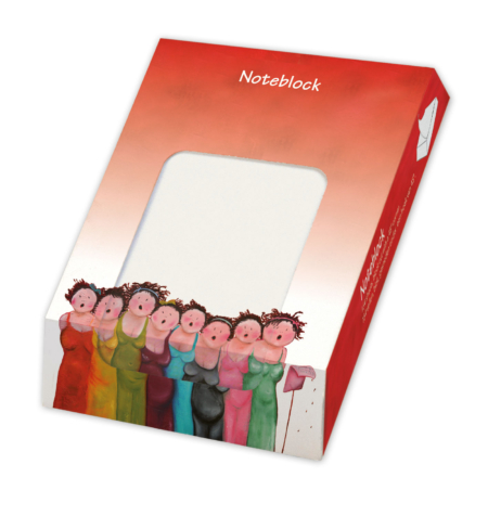 Memo pad: Uit volle borst, Judith Stam