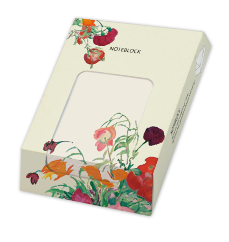 Memo pad: Bloemen voor een gebloemde lap, Leo Gestel, Singer Laren