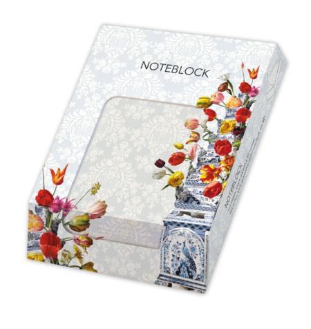 Memo pad: Bloemstilleven met Tulpenvaas, Roman Reisinger
