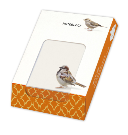Memo pad: Huismus, Elwin van der Kolk, Vogelbescherming Nederland