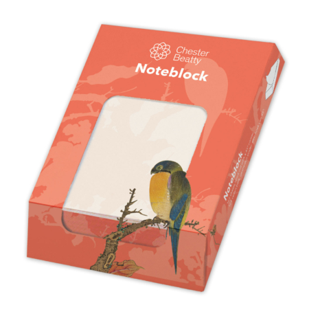 Memo pad: Album of birds and flowers (rood), Hu Feitao, Chester Beatty