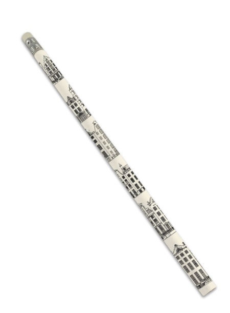 Pencil box: Grachtenpandjes, Caspar Jacobsz Philips, Collection Rijksmuseum Amsterdam