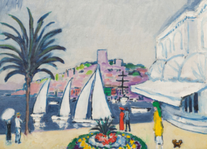 Puzzle (1.000 pieces): Gezicht op het casino in Cannes, Kees van Dongen, Singer Laren