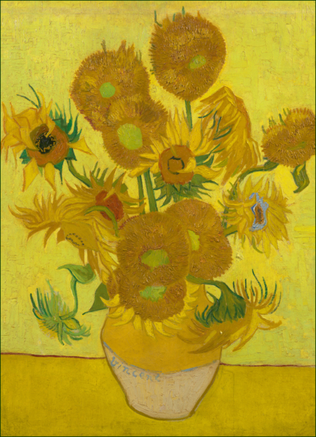 Puzzle (1.000 pieces): Sunflowers, Vincent van Gogh, Van Gogh Museum
