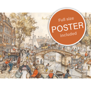 Puzzle (1.000 pieces): Cityscape, Anton Pieck