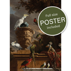 Puzzle (1.000 pieces): De menagerie, Melchior d’Hondecoeter, Rijksmuseum Amsterdam