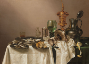 Puzzle (1.000 pieces): Stilleven met vergulde bokaal, Willem Claesz Heda, Rijksmuseum Amsterdam