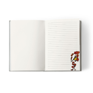 Notebook A5 hardcover: Dit gaat nooit voorbij, Koolmees, Octavie Wolters