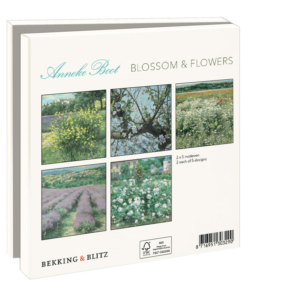 Card folder with env. Square: Blossom & Flowers, Anneke Boot
