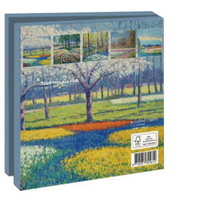 Card folder with env. Square: Flowers fields, Niek van der Plas