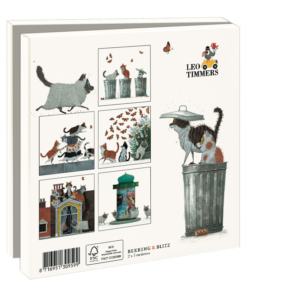 Card folder with env. Square: Een huis voor Harry, Leo Timmers
