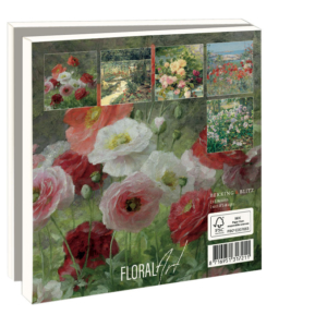 Card folder with env. Square: Floral Art