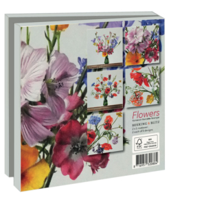 Card folder with env. Square: Flowers, Roman en Henriette Reisinger