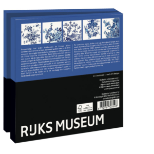 Card folder with env. Square: Delft Blue, Collection Rijksmuseum Amsterdam