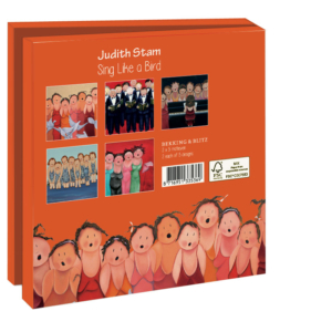 Card folder with env. Square: Sing Like a Bird, Judith Stam