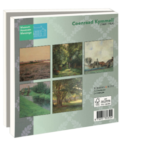 Card folder with env, Square: Coenraad Kymmell, Museum Havezate Mensinge