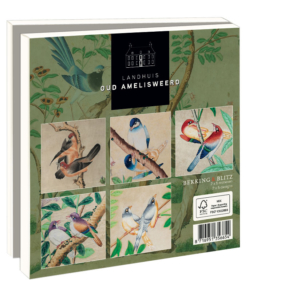Card folder with env, Square: Vogeltjeskamer, Landhuis Oud Amelisweerd
