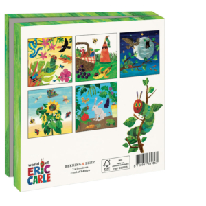 Card folder with env, Square: Nature, The very hungry caterpillar, Eric Carle