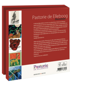 Card folder with env, Square: Dierentuin, Pastorie de Elleboog