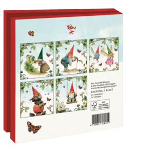 Card folder with env, Square: Kabouter, Rien Poortvliet