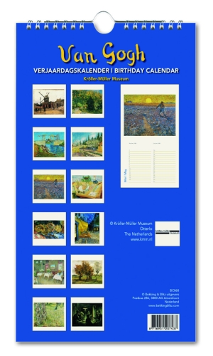Birthday calendar: Van Gogh, Kroller Muller Museum