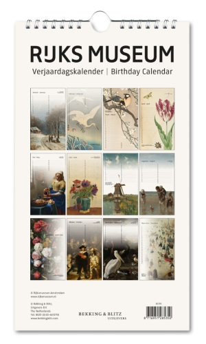 Birthday calendar: Masterpieces, Rijksmuseum Amsterdam
