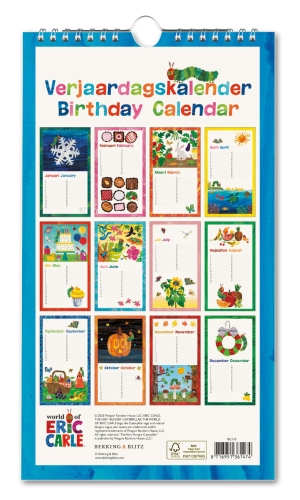 Birthday calendar: The very hungry caterpillar, Eric Carle