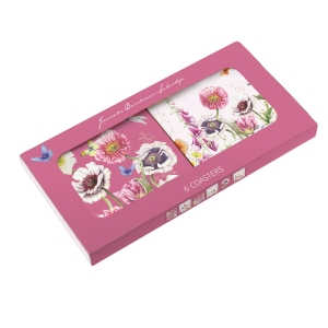 Coaster Set: Wild Flower Field, Janneke Brinkman-Salentijn