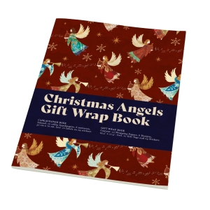 Gift wrap book: Christmas Angels