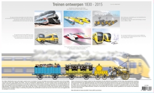 6 posters: Treinen ontwerpen 1830 – 2015, Niels Greif
