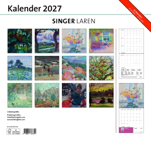 Singer Laren monthly calendar 2027