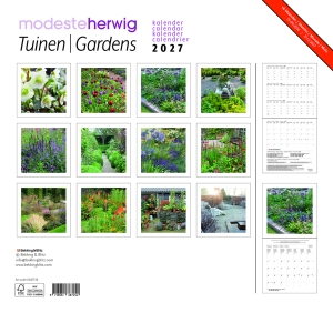 Tuinen – Gardens, Modeste Herwig monthly calendar 2027