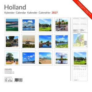 Holland monthly calendar 2027