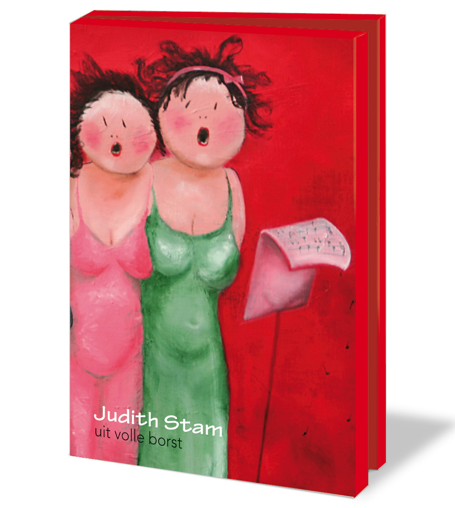Card folder with env. Large: Uit volle borst, Judith Stam